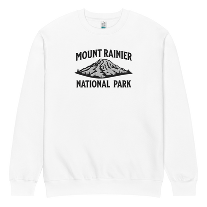 Mount Rainier embroidered mountain crewneck sweatshirt alternate color or product angle