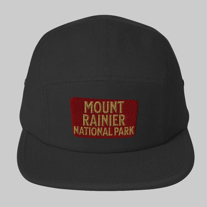 Mount Rainier National Park 5-panel hat primary product view