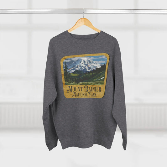 Mount Rainier National Park Crewneck Sweatshirt - Parks ApparelSweatshirt