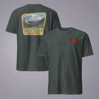 Mount Rainier Park Sign Unisex Tee Embroidered - Parks ApparelT-Shirt