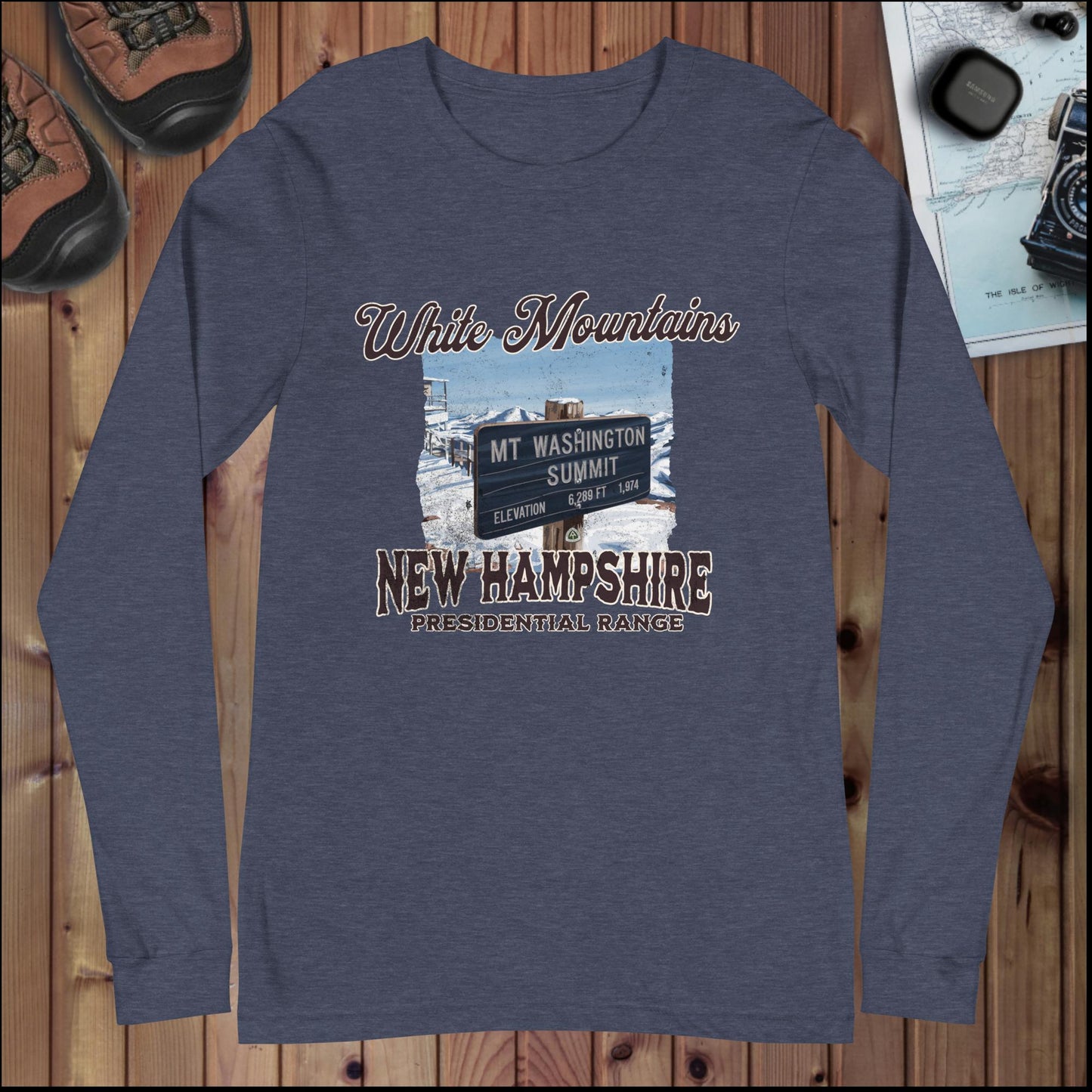 Mount Washington Long Sleeve Tee - Parks ApparelLong - sleeve