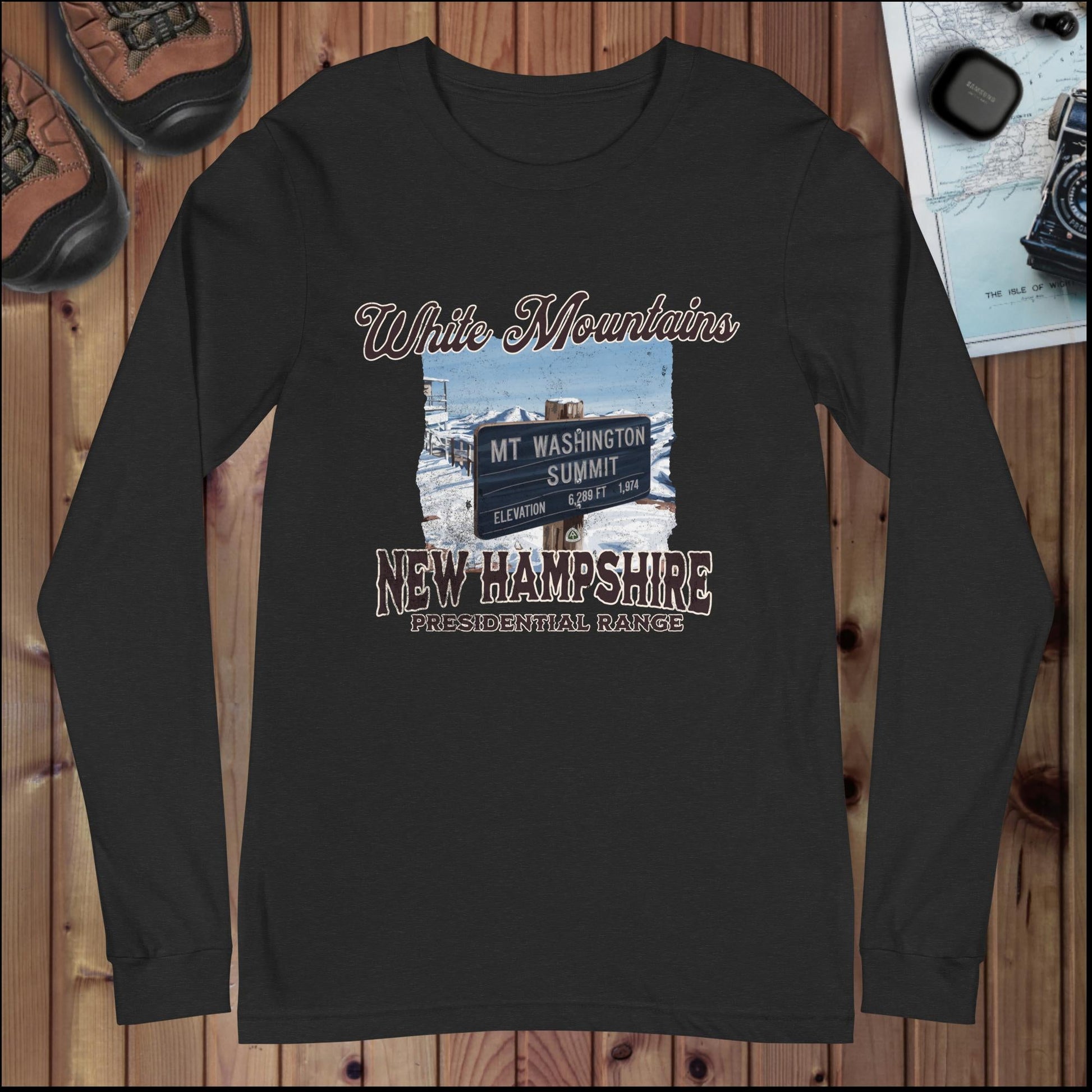 Mount Washington Long Sleeve Tee - Parks ApparelLong - sleeve