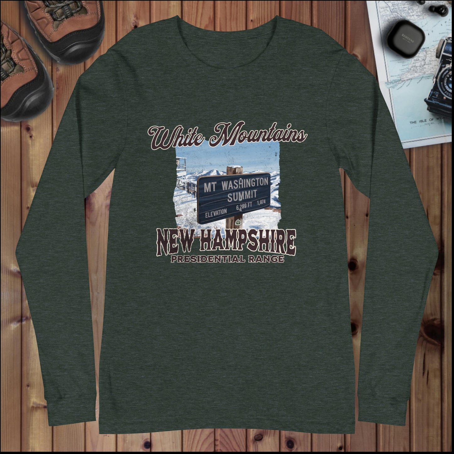 Mount Washington Long Sleeve Tee - Parks ApparelLong - sleeve