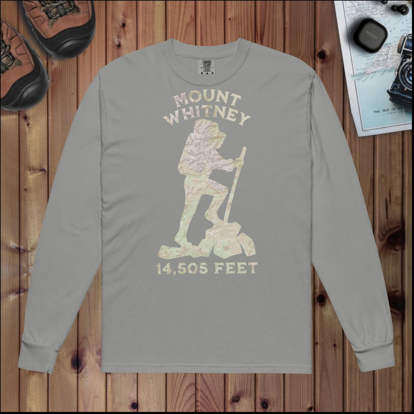 Mount Whitney Heavyweight Longsleeve Topo Tee - Parks ApparelLong - sleeve