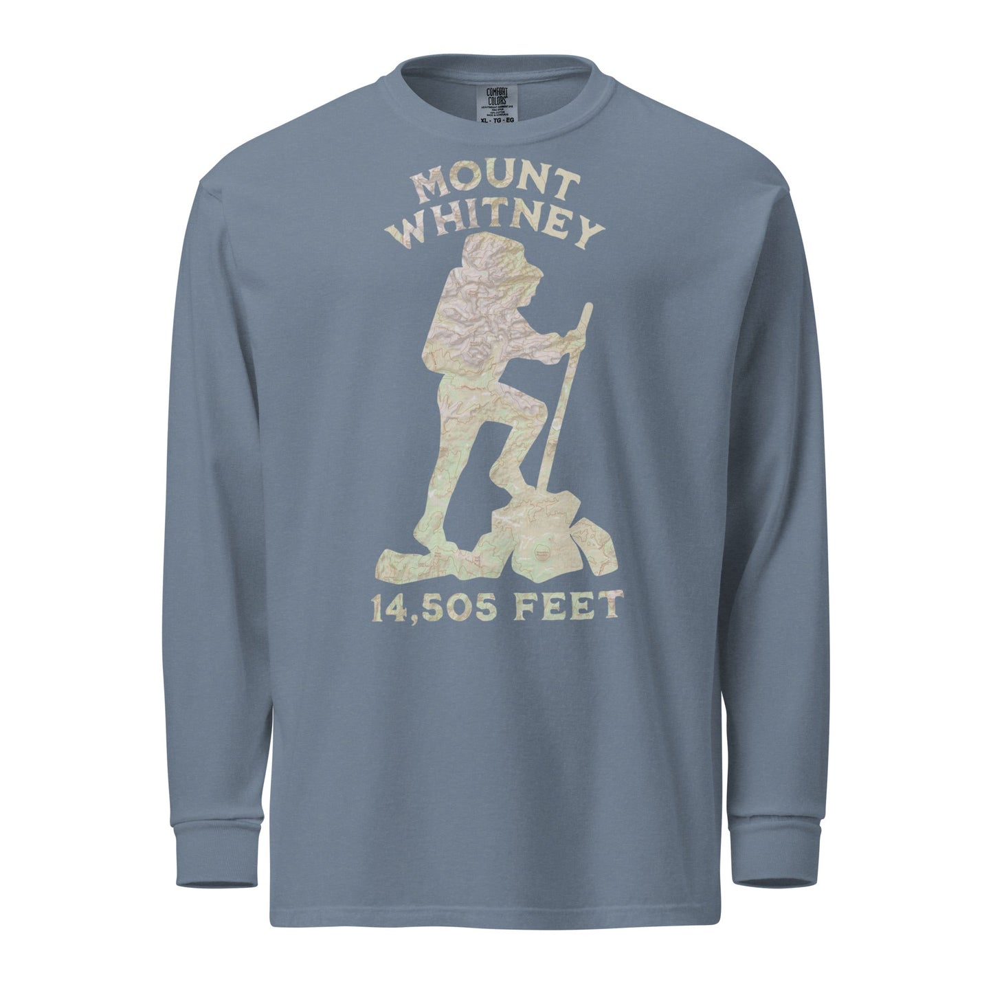 Mount Whitney Heavyweight Longsleeve Topo Tee - Parks ApparelLong - sleeve