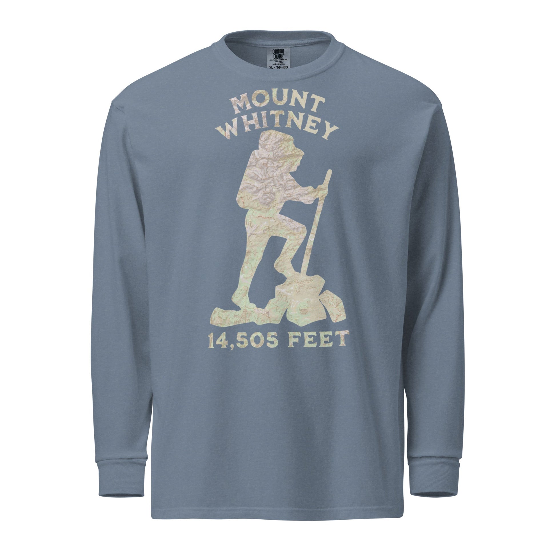 Mount Whitney Heavyweight Longsleeve Topo Tee - Parks ApparelLong - sleeve