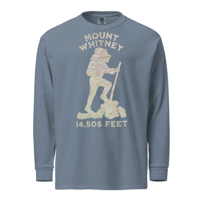 Mount Whitney Heavyweight Longsleeve Topo Tee - Parks ApparelLong - sleeve