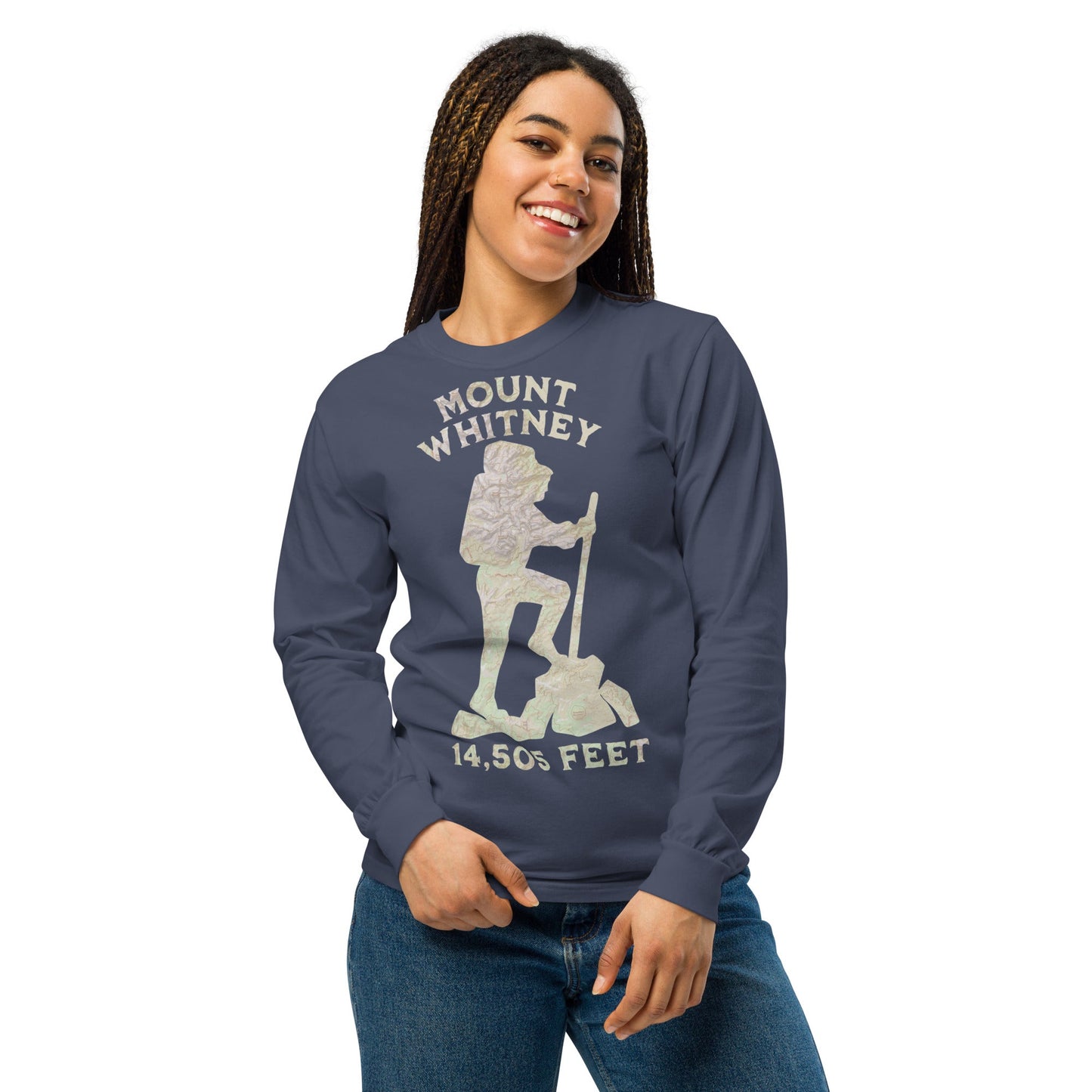Mount Whitney Heavyweight Longsleeve Topo Tee - Parks ApparelLong - sleeve