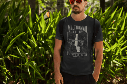 Multnomah Falls Oregon Unisex Fit T-shirt - Parks ApparelT-Shirt