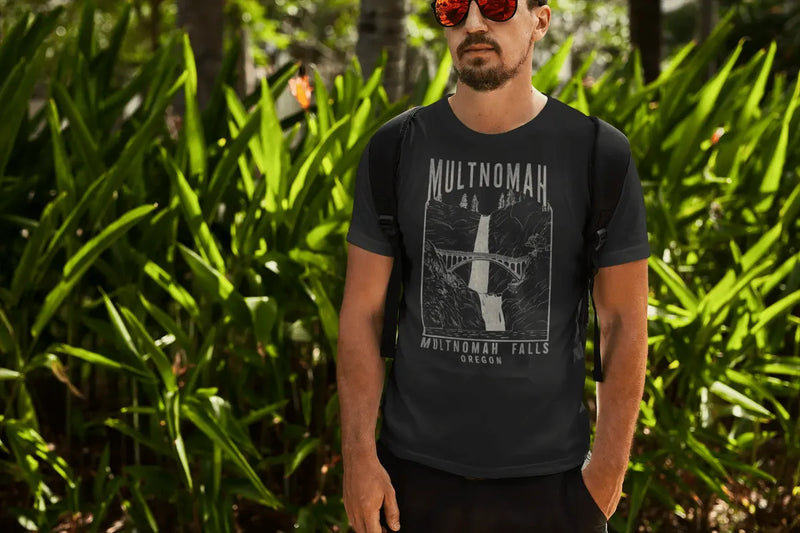 Multnomah Falls Oregon Unisex Fit T-shirt - Parks ApparelT-Shirt