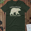 North Cascades Bear National Park Topo T-shirt