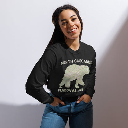 North Cascades Heavyweight Long Sleeve Topo Tee - Parks ApparelLong - sleeve