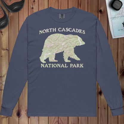 North Cascades Heavyweight Long Sleeve Topo Tee - Parks ApparelLong - sleeve