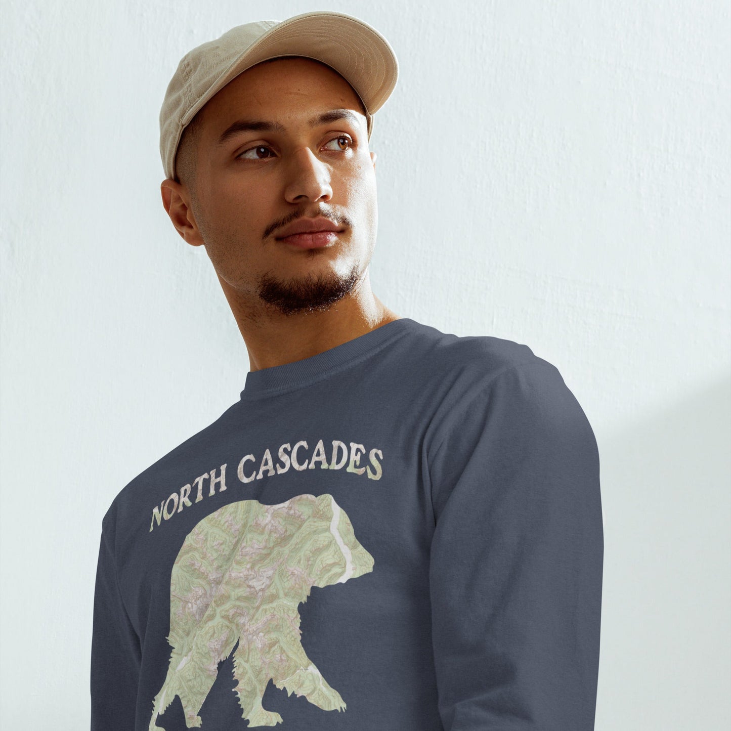 North Cascades Heavyweight Long Sleeve Topo Tee - Parks ApparelLong - sleeve