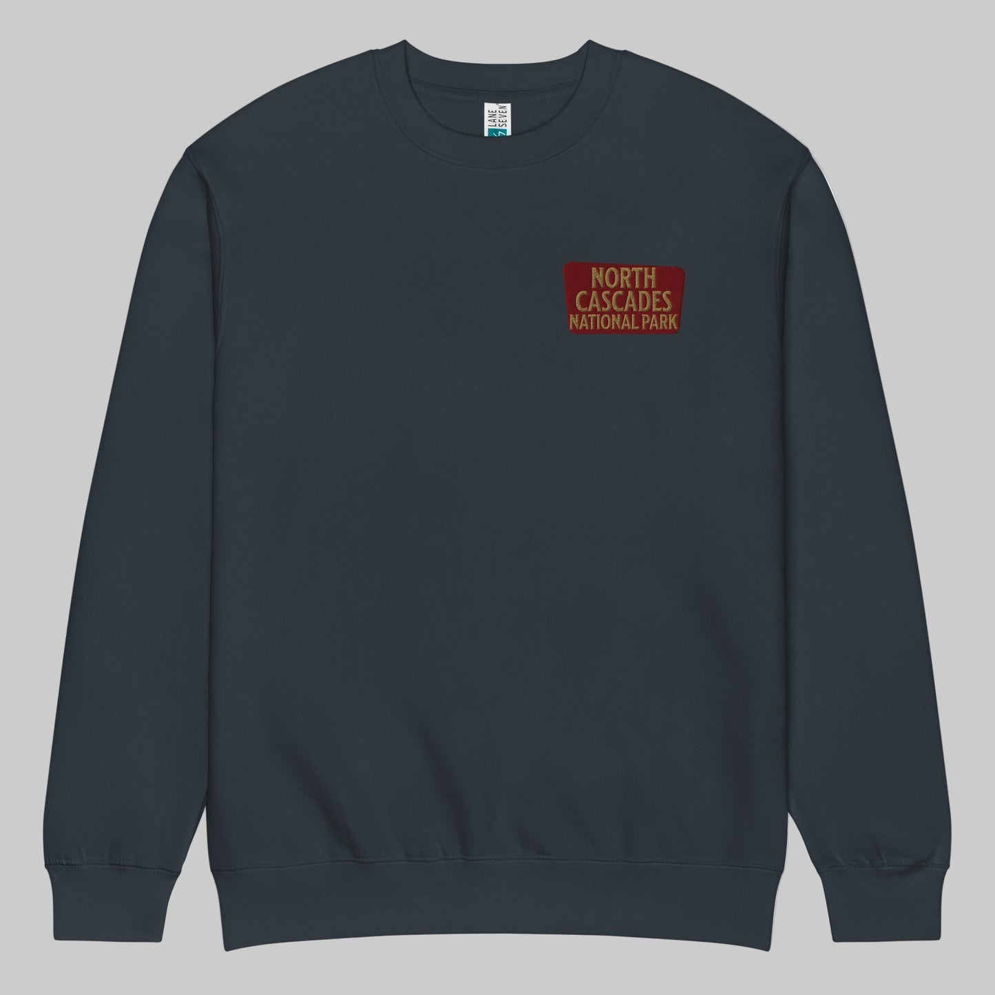 North Cascades National Park crewneck sweatshirt alternate apparel color or product angle