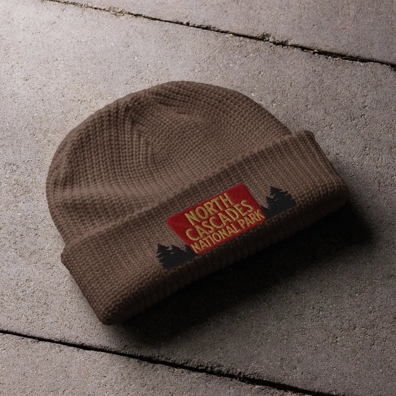 North Cascades National Park Embroidered Beanie - Parks Apparelhat