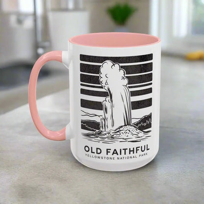 Old Faithful Geyser Yellowstone National Park Coffee Mug - Parks ApparelMug