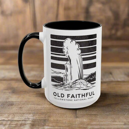 Old Faithful Geyser Yellowstone National Park Coffee Mug - Parks ApparelMug