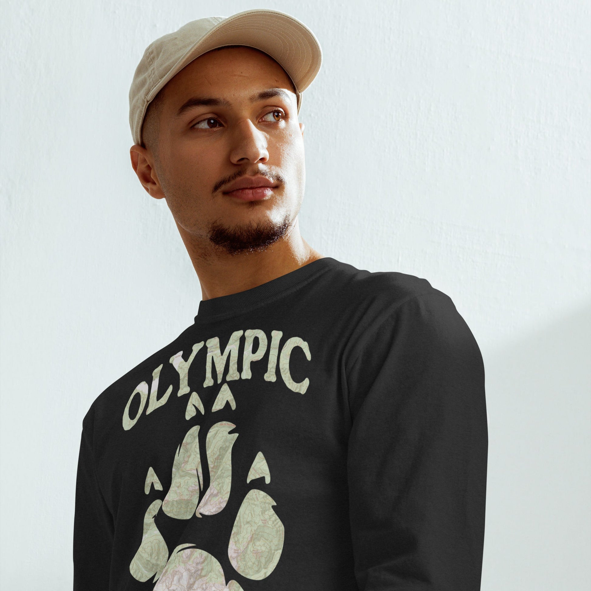 Olympic Bear Paw Heavyweight Long Sleeve Topo Tee - Parks ApparelLong - sleeve