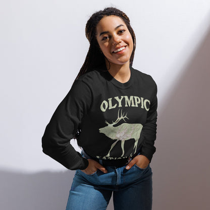 Olympic Elk Heavyweight Longsleeve Topo Tee - Parks ApparelLong - sleeve