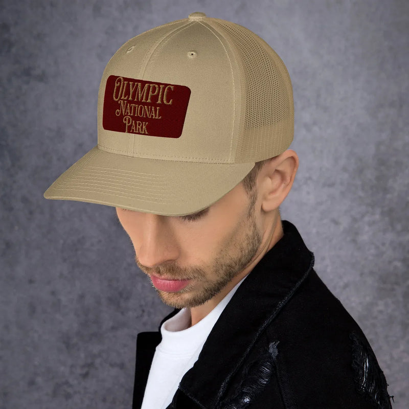 Olympic Embroidered National Park Trucker Hat - Parks Apparelhat