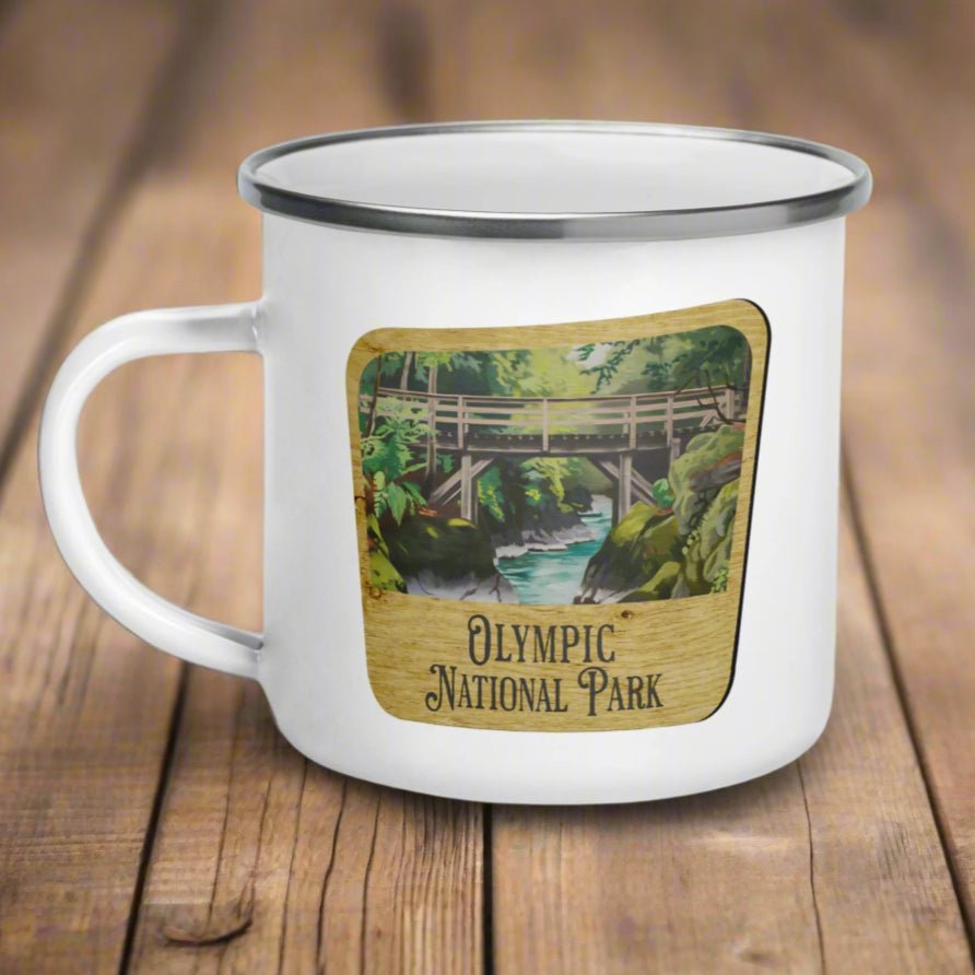 Olympic National Park sign camp mug primary product image