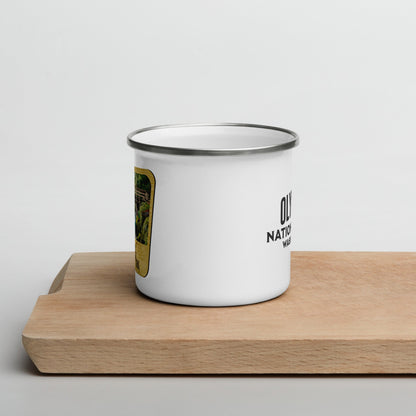 Olympic National Park sign camp mug alternate product angle