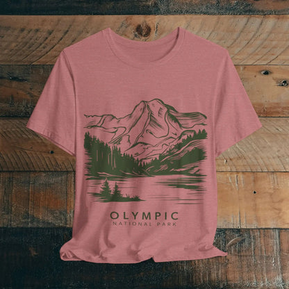 Olympic National Park T-Shirt Coastal Mountains - Parks ApparelT-Shirt