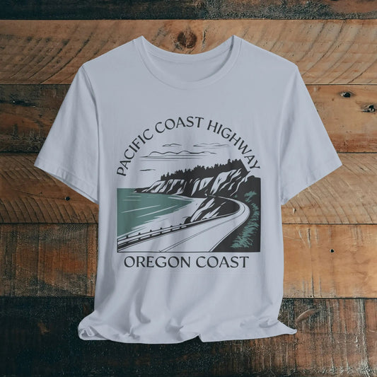 Oregon Pacific Coast Highway PCH graphic t-shirt primary product view