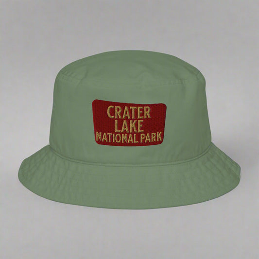 Crater Lake National Park Organic Bucket Hat hat Park Service Apparel Moss