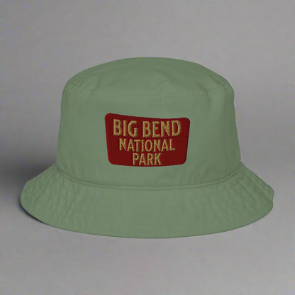 Big Bend National Park Organic Embroidered Bucket Hat hat Park Service Apparel Moss