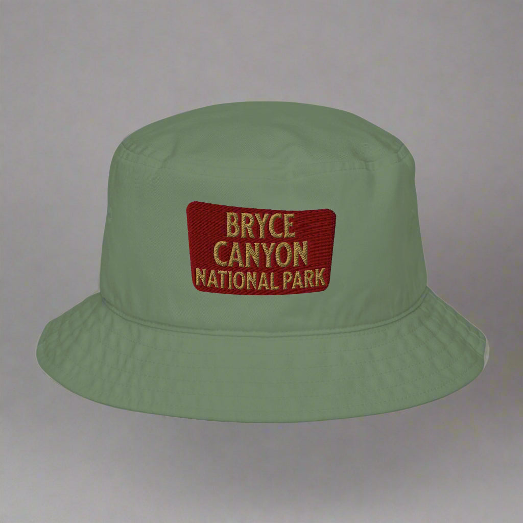 Bryce Canyon National Park Embroidered Organic Bucket Hat Park Service Apparel Dill