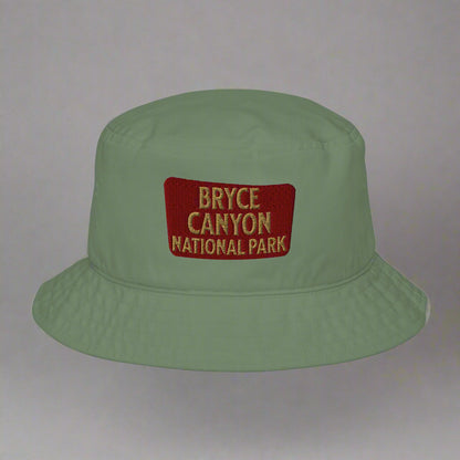 Bryce Canyon National Park Embroidered Organic Bucket Hat Park Service Apparel Dill