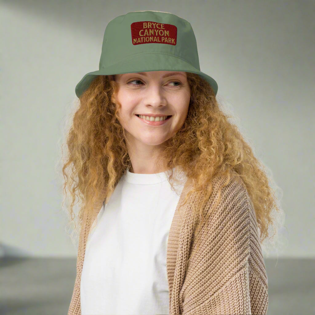 Bryce Canyon National Park Embroidered Organic Bucket Hat Park Service Apparel