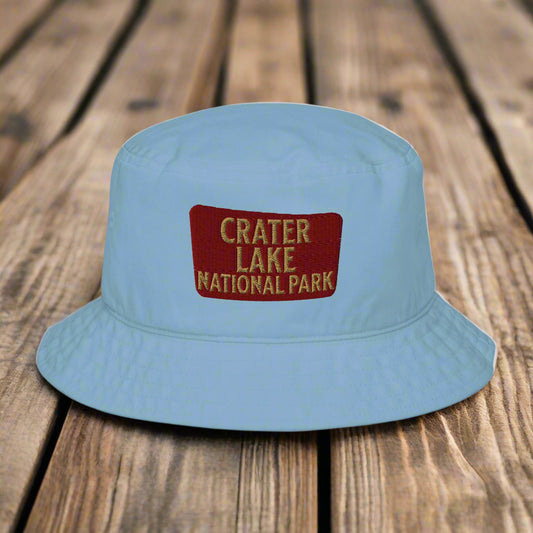 Crater Lake National Park Organic Bucket Hat hat Park Service Apparel Slate Blue