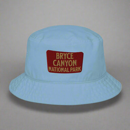 Bryce Canyon National Park Embroidered Organic Bucket Hat Park Service Apparel Slate Blue
