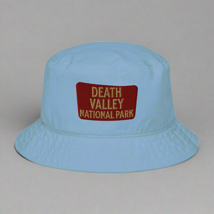 Death Valley National Park Embroidered Organic Bucket Hat hat Park Service Apparel Slate Blue