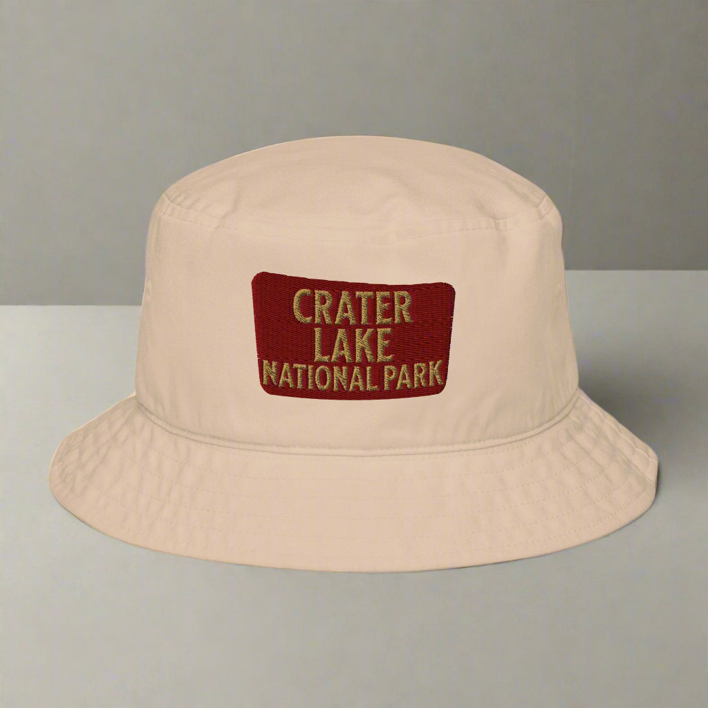 Crater Lake National Park Organic Bucket Hat hat Park Service Apparel Stone