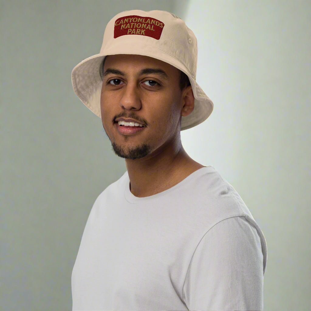 Canyonlands National Park Embroidered Organic Bucket Hat hat Park Service Apparel