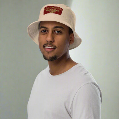 Canyonlands National Park Embroidered Organic Bucket Hat hat Park Service Apparel