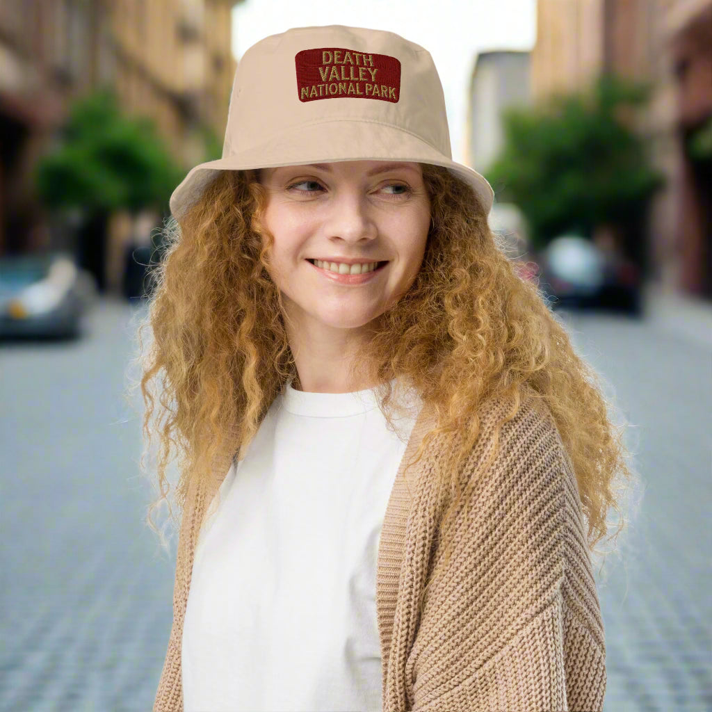 Death Valley National Park Embroidered Organic Bucket Hat hat Park Service Apparel