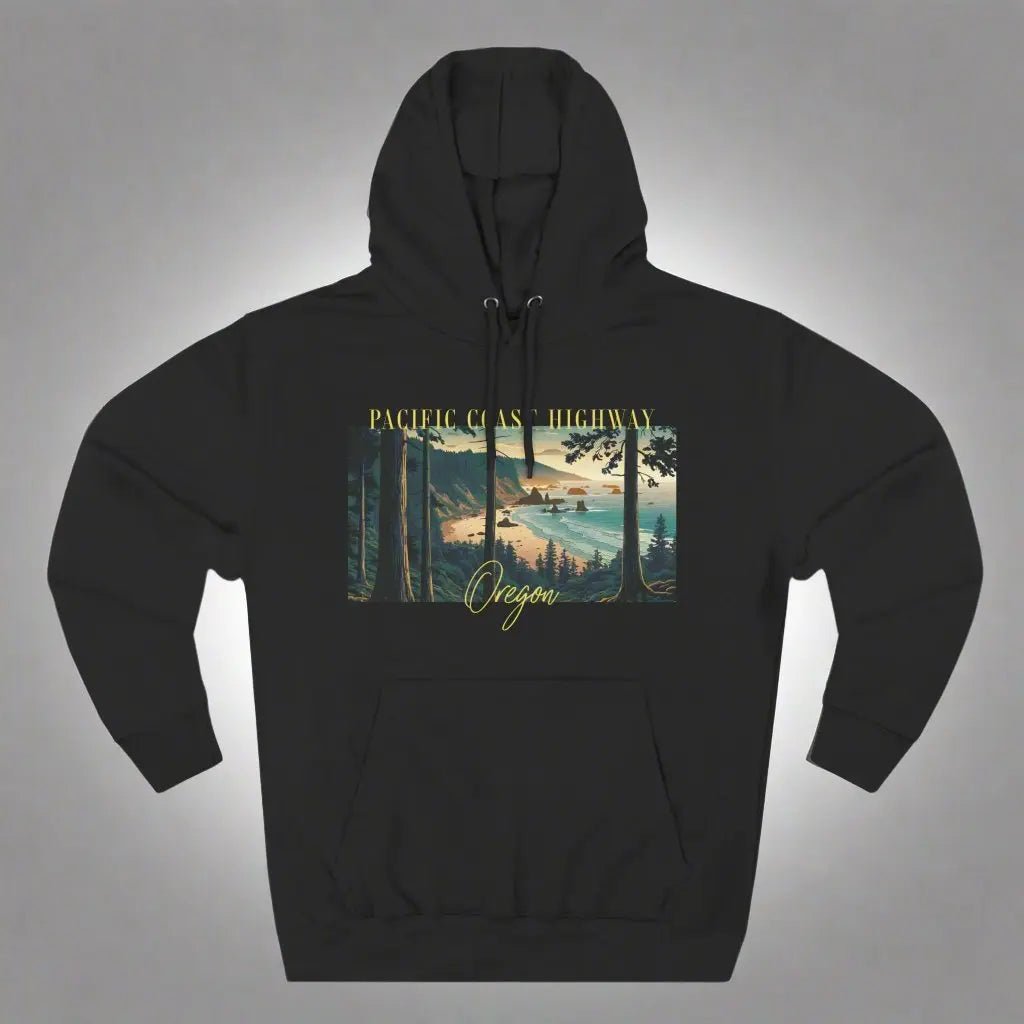 Pacific Coast Highway Oregon Fleece Hoodie - Parks ApparelHoodie