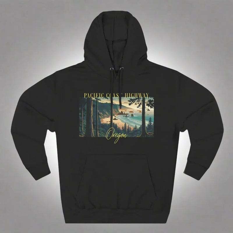 Pacific Coast Highway Oregon Fleece Hoodie - Parks ApparelHoodie