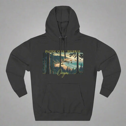 Pacific Coast Highway Oregon Fleece Hoodie - Parks ApparelHoodie