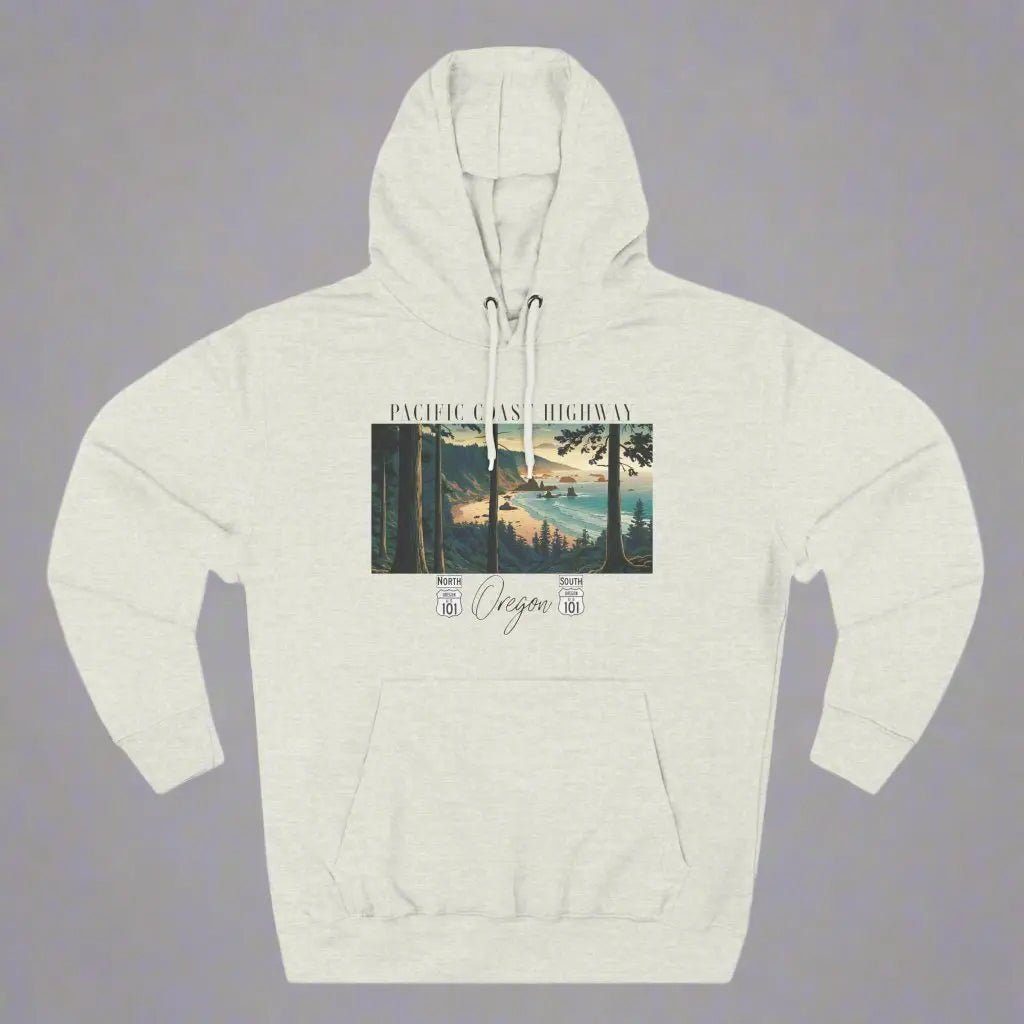 Pacific Coast Highway Oregon Shore Fleece Hoodie HWY 101 - Parks ApparelHoodie