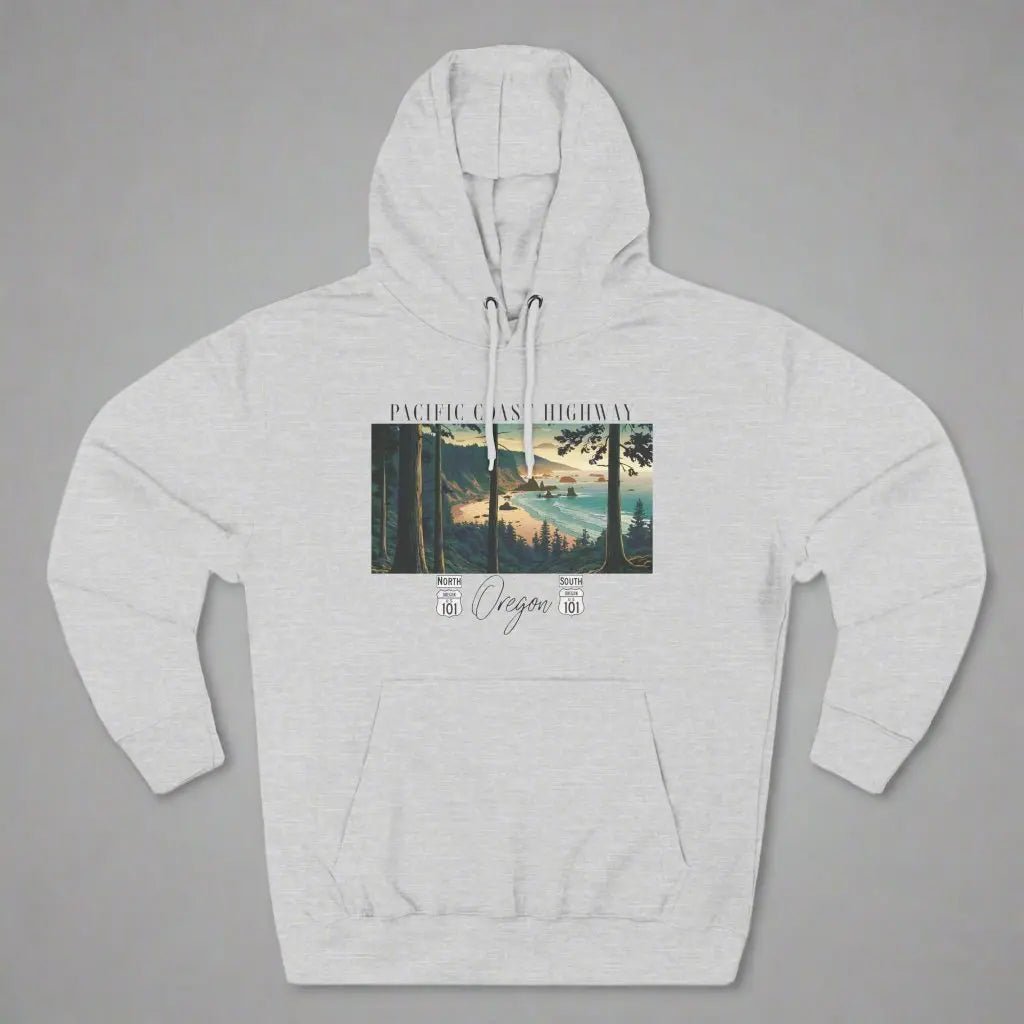 Pacific Coast Highway Oregon Shore Fleece Hoodie HWY 101 - Parks ApparelHoodie