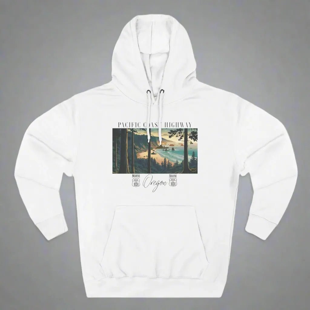 Pacific Coast Highway Oregon Shore Fleece Hoodie HWY 101 - Parks ApparelHoodie