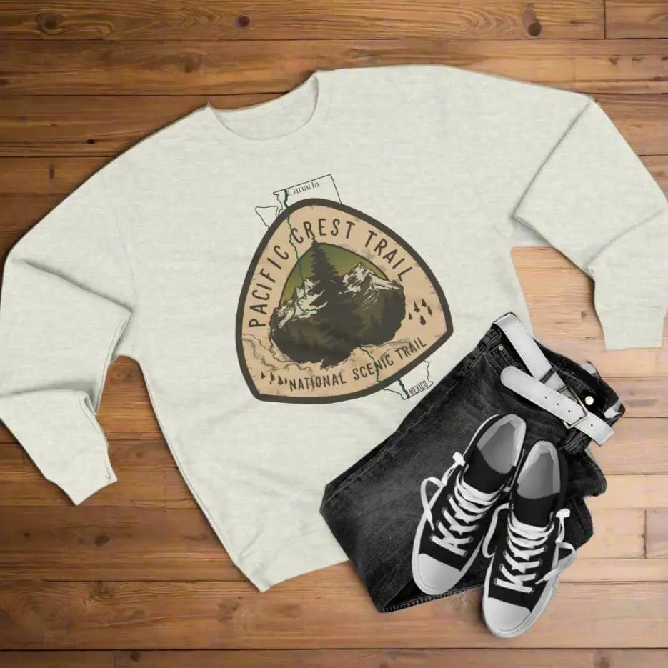 Pacific Crest National Scenic Trail PCT crewneck sweatshirt primary product view