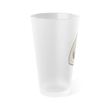 Pacific Crest National Scenic Trail Frosted Pint Glass 16oz Map Logo - Parks ApparelDrinkware