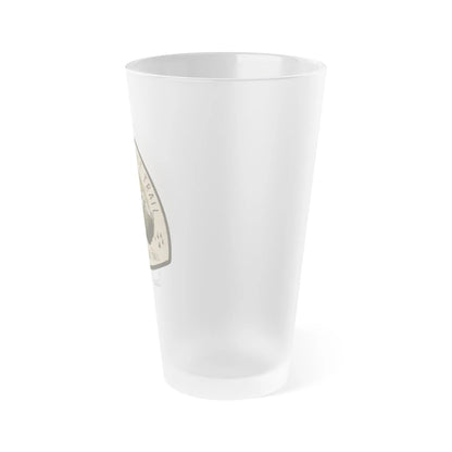 Pacific Crest National Scenic Trail Frosted Pint Glass 16oz Map Logo - Parks ApparelDrinkware